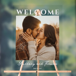 Romantic Couple Welcome Sign