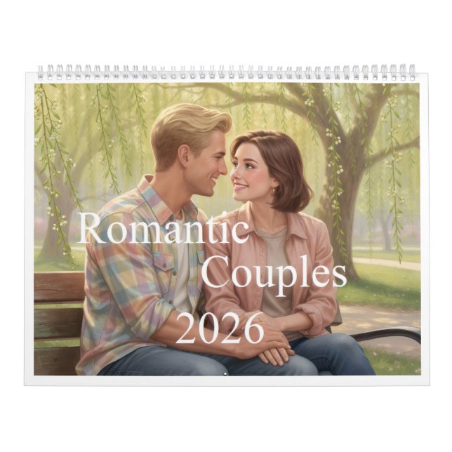 Romantic Couples 2026 Calendar 00B (Cover)