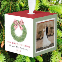 Romantic Couples Timeline Three Photo Christmas