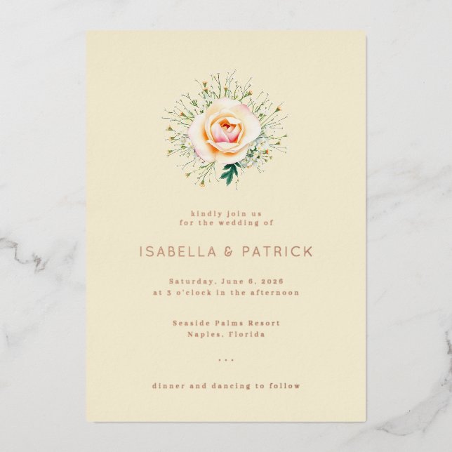 Romantic Cream Floral (Front)