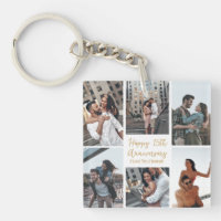 Romantic Custom Anniversary Photo Collage Modern