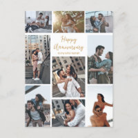 Romantic Custom Anniversary Photo Collage Modern