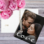 Romantic Custom Photo Love Script Make it Unique Planner<br><div class="desc">Love is in the air, this design is simple and romantic; and it does the talking for you. A symbol or representation of love, you just need to upload your favourite photo to customise it and make it unique. Love script typography is also customisable, for you to personalise it with...</div>