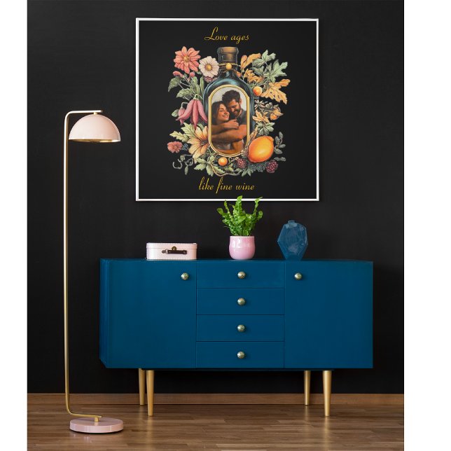 Romantic Custom Photo Wedding Anniversary Gift Poster (Creator Uploaded)