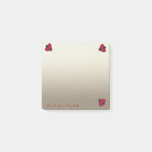 Romantic Cute Lovely Stylish ,Ladybugs Post-it Notes