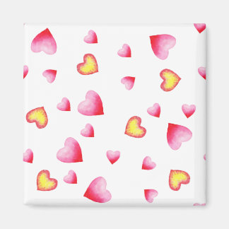 Romantic Cute Red Heart Magnet
