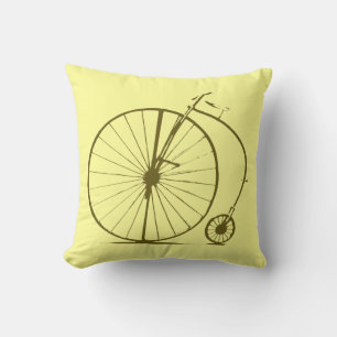 romantic cycling decor cushion