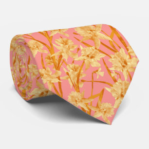 Romantic Daffodil  Tie