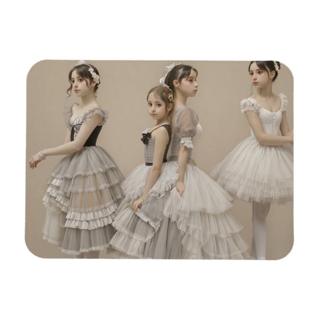 Romantic dancers magnet (Horizontal)