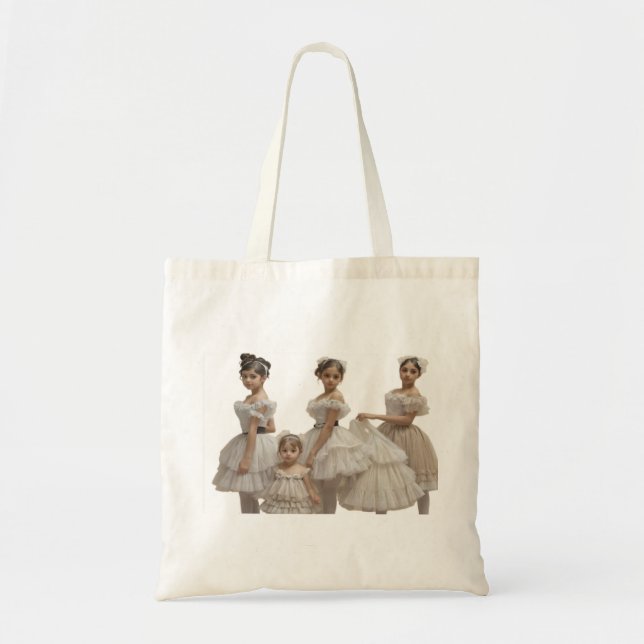 Romantic dancers tote bag (Front)
