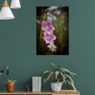 Romantic Dark Flowers – Botanical Fantasy Boho Poster