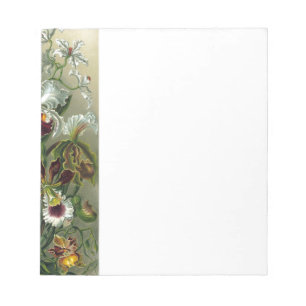 romantic date blossoms rsvp colourful chic notepad