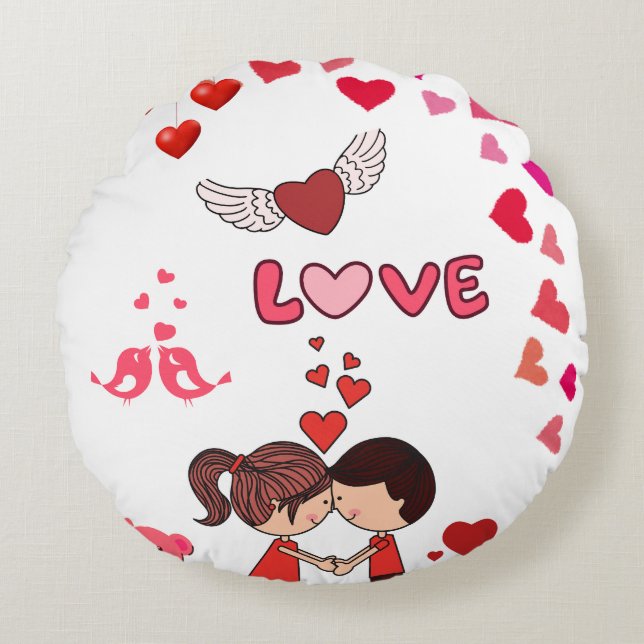Romantic Decorative Cushion (Front)