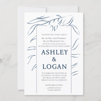 Romantic Dream Canopy Wedding Invitation
