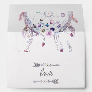 Romantic Dreamcatcher Boho Bridal Shower Envelope