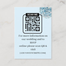 Romantic Dusty Blue Hydrangea Watercolor Wedding