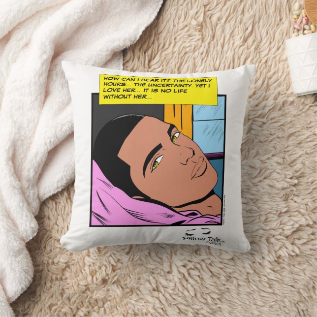 Romantic Echoes Lonely Hearts Romance Comic Cushion (Blanket)
