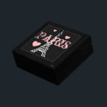 Romantic Eiffel Tower Jewellery Box<br><div class="desc">The design is from original art.</div>