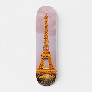 Romantic Eiffel Tower Photography | Paris, France Skateboard