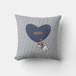 Romantic Electrician Heart Husband Wife Matching Cushion