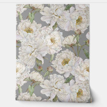 Romantic & Elegance Watercolor Floral Wallpaper 
