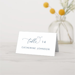 Romantic Elegance Wedding Dinner Guest Name Place  Card