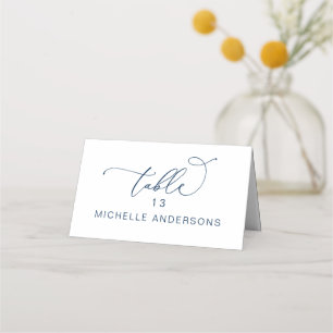 Romantic Elegance Wedding Dinner Guest Name Place  Place Card