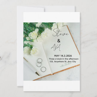 Romantic Elegant Wedding Invitation | Soft & Timel