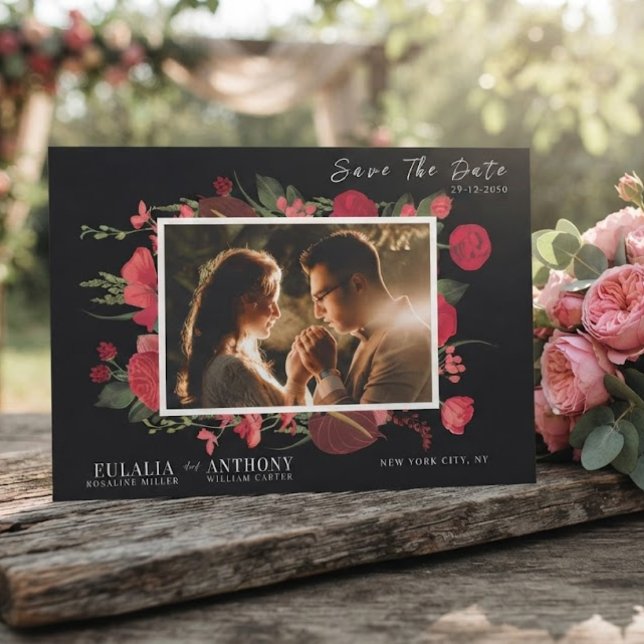 Romantic Elegant Wedding Save the Date Invitation (Creator Uploaded)