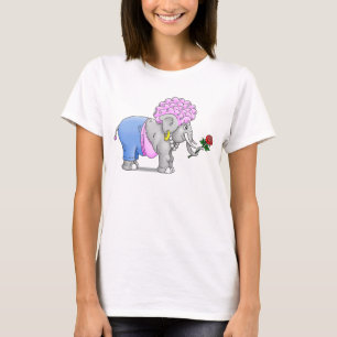 Romantic Elephants Valentines Day T-Shirt