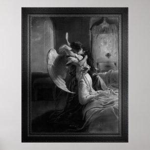 Romantic Encounter by Mihaly von Zichy Poster