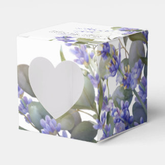 Romantic Eucalyptus & Lavender Wedding Favour Box