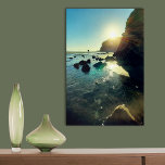 Romantic Evening Sun at Bethell's Beach Photo Acrylic Print<br><div class="desc">The Romantic Evening Sun at Bethell's Beach Photo Acrylic Print makes a beautiful New Zealand wall decor gift. Personalise the travel memory by exchanging the vacation image with one of yours. For more wall decor inspiration, visit www.KBMD3signs.com. Need help with customisation or want a bespoke design? Contact us at info@KBMD3signs.com....</div>