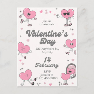 Romantic Every Day is Valentine's Custom Greeting Holiday Postcard