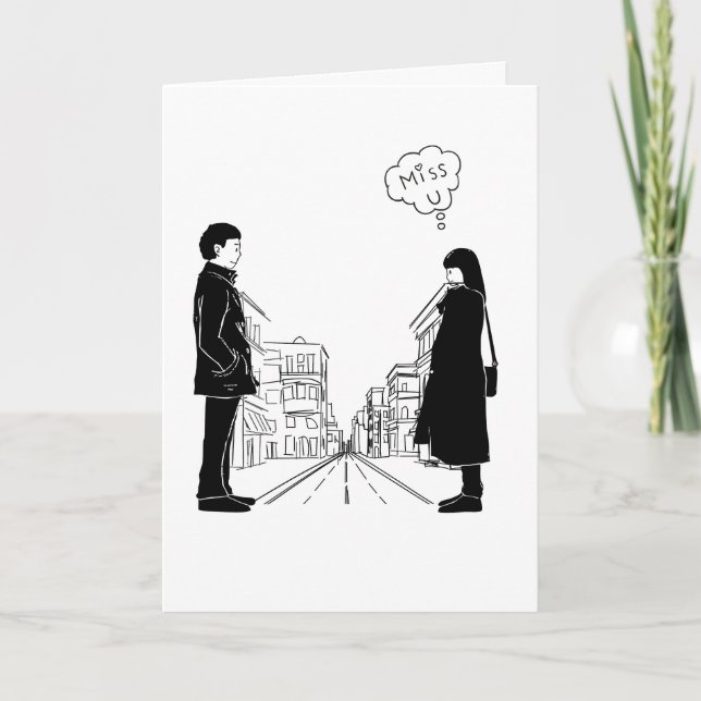 Romantic Every Love Story Favourite Quote Greeting Card (Front)