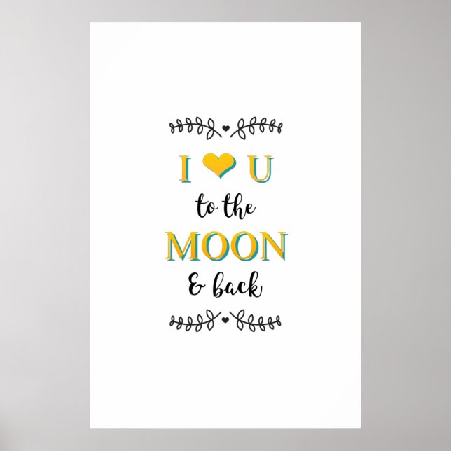 romantic featuring a love quote poster (Front)