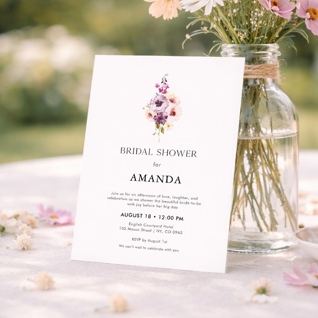 Romantic Fine Art Bridal Shower Invitation (Creator Uploaded)