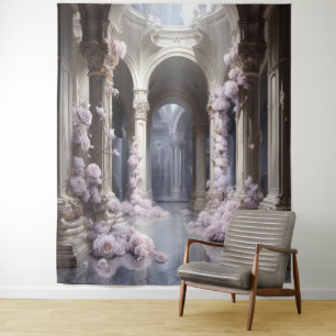 Romantic Floral Arch Hanging Tapestry