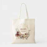 Romantic Floral Bridal Party Tote Bag<br><div class="desc">Show your bridal party how much you appreciate them with our Romantic Floral Bridal Party Tote! Designed with vintage florals in shades of burgundy and wine,  this tote is sure to impress you friends and family. Personalize with your text to create the perfect gift.</div>