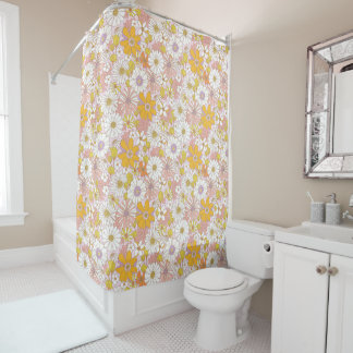 Romantic floral dream shower curtain