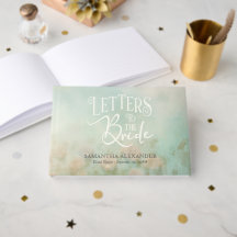 Romantic Floral Letter To The Bride Elegant Modern