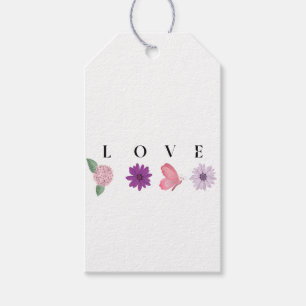 Romantic Floral Love Gift Tags