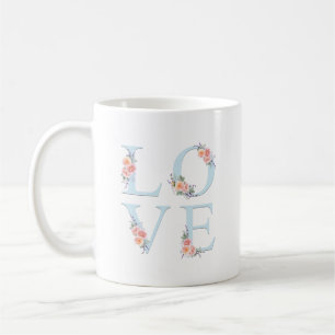 Romantic Floral Love in Bloom Coffee Mug