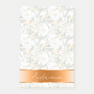 Romantic Floral Oranges Sicily Italian Post-it Notes