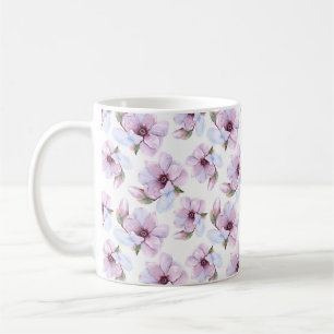Romantic Floral Pattern Coffee Mug