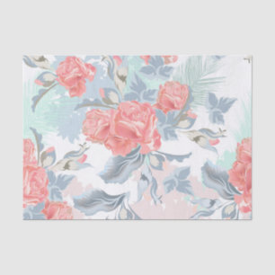 Romantic Floral Pattern Decoupage  Tissue Paper