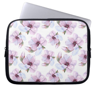 Romantic Floral Pattern Laptop Sleeve