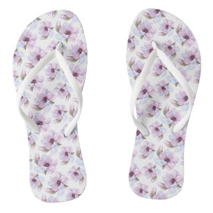 Romantic Floral Pattern Thongs