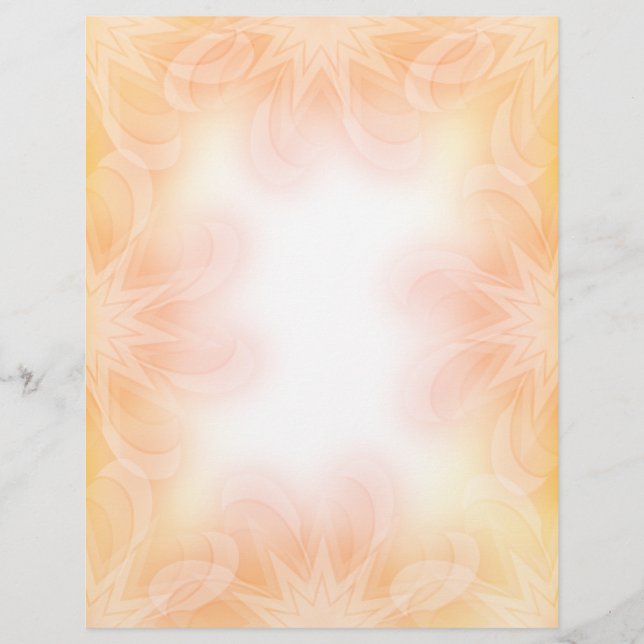 Romantic Floral scrapbook paper design (Front)