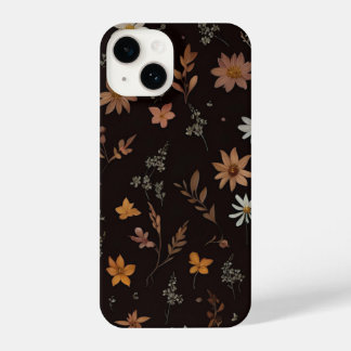Romantic Flower Design iPhone 14 Case
